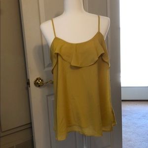 Low back ruffle top